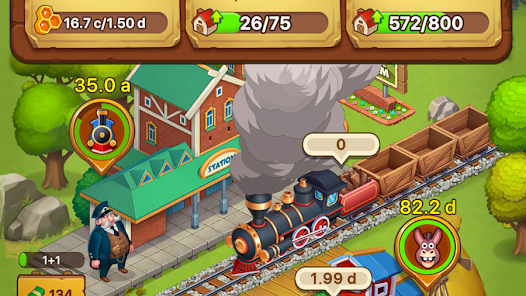 Idle Farmer Tycoon APK MOD (Unlimited Money, Ribbons) v3.2.8 Gallery 1