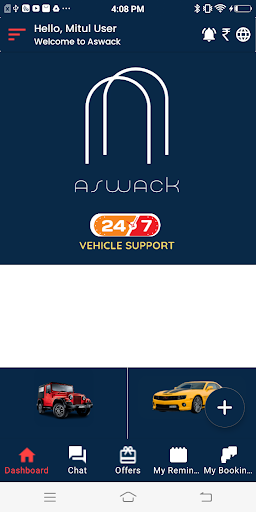 Android application Aswack : Automobile Solutions screenshort