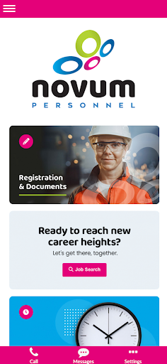 Android application Novum Personnel screenshort