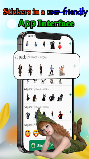 3D WASticker stickers Screen 2