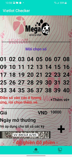 vietlot Screen 2