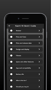 Xiaomi Mi Band 3 Guide