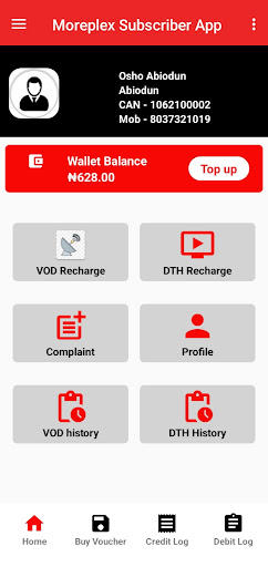 MOREPLEX Nigeria Subscriber Screen 2