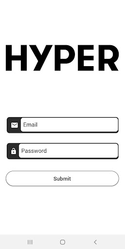Android application Hyper Merchandising screenshort