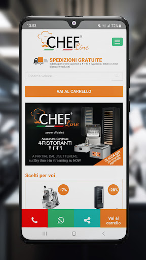 Chefline Screen 2