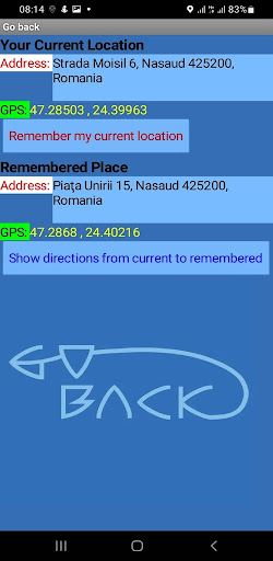 Go Back. GPS Helps You Screen 2