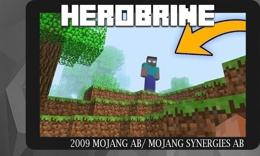 Herobrine Mod to Minecraft PE. Screen 3