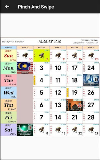 Kalendar Malaysia 2024 Hijrah Screen 2