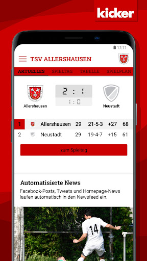 TSV Fussball Screen 3