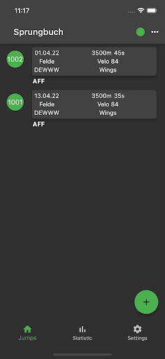 Android application Sprungbuch screenshort