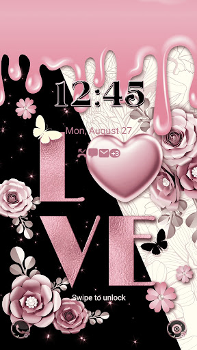 Melting Black Pink - Wallpaper Screen 2