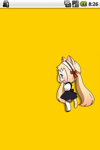 Rolling girl LWP(tama) Screen 2