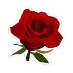 Cover Image of Baixar Roses Stickers  APK