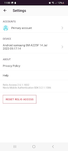 Relio Access Screen 3