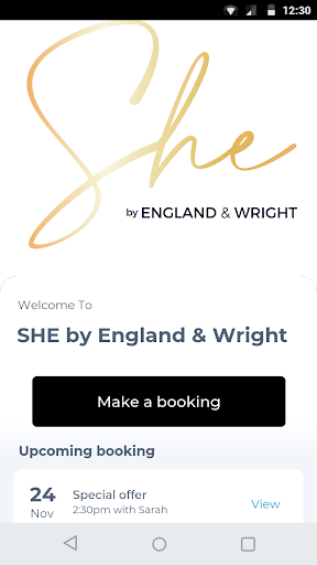 Android application SHE by England & Wright screenshort