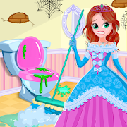 Princess House cleaning Games  Icon