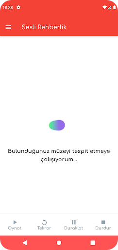 CÜ Sesli Müze Screen 2