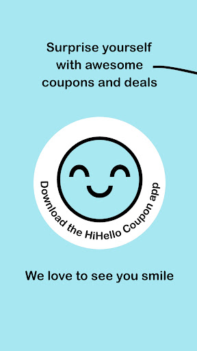 Android application HiHello | Coupon screenshort