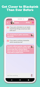Captura de Pantalla 5 Blackpink Chat with Idols android