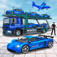 US Police Car Transporter Truck  Plane Transport