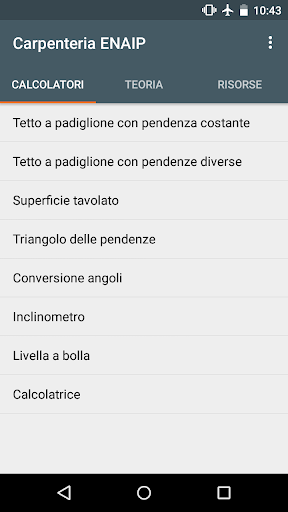 Android application Carpenteria ENAIP screenshort