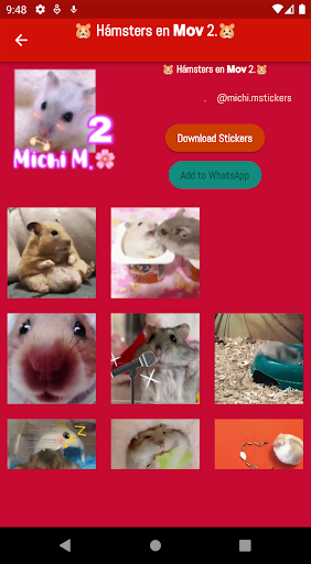 Hamster Stickers