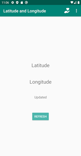 Latitude and Longitude Screen 2