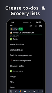Black Notes – Offline Notepad