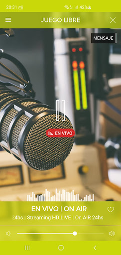 Android application Juego Libre Radio screenshort