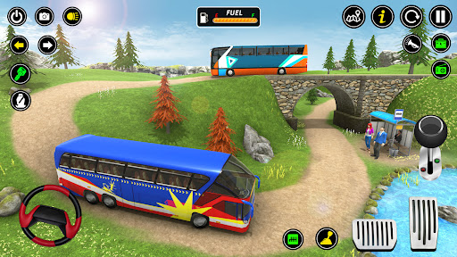 Android application Bus Driving Sim: Bus Simulator screenshort