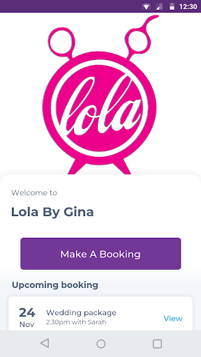 Android application Lola By Gina screenshort