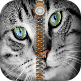 Lovely Cat LockScreen Zipper icon