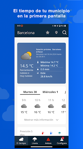 Vista previa de la aplicación