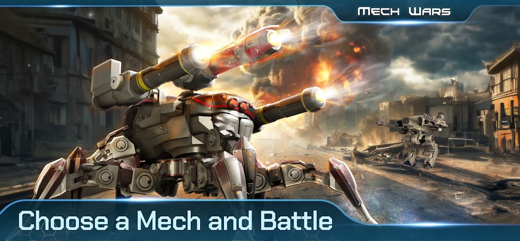 Mech Wars Online Robot Battles 1.449 APK + Mod (Unlimited money / Mod Menu) for Android
