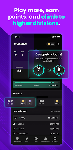Screenshot of GameOn Live