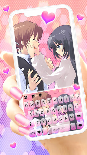Android application Anime Young Love Theme screenshort