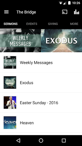 Android application The Bridge NKY screenshort