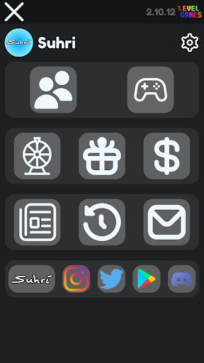 Android application Level Games App screenshort