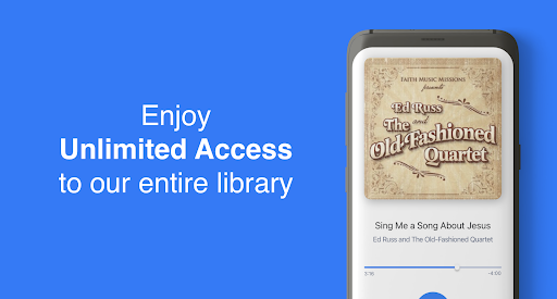 Android application Faith Music screenshort