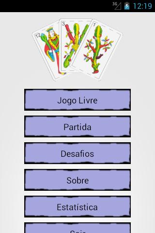 Android application Briscola (Bisca) screenshort