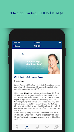 Love + Rosa Beauty Spa Screen 3