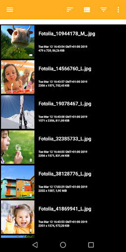 Android application XnConvert - Photo Resize screenshort