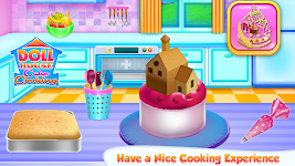 screenshot of Doll House Cake Cooking