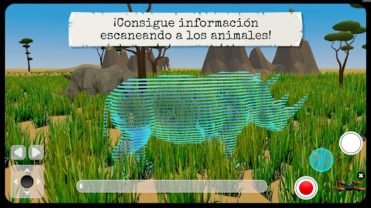 Captura de Pantalla 4 Animales Salvajes 3D Safari android
