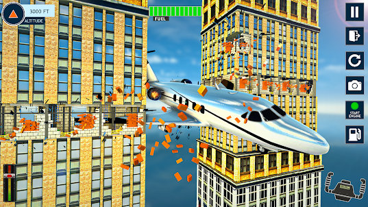 Plane Simulator Crash Landing