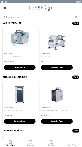 LAB SHOP Screen 2