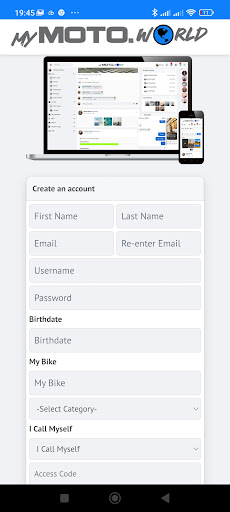 MyMoto.World Screen 2