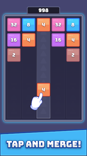 Android application Merge Blast Number screenshort