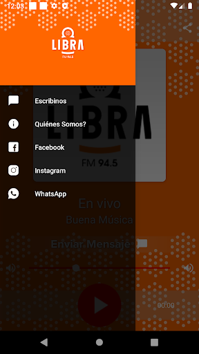 Fm Libra 94.5 Screen 2