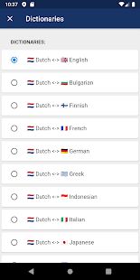 Dutch Dictionary - offline and Screenshot